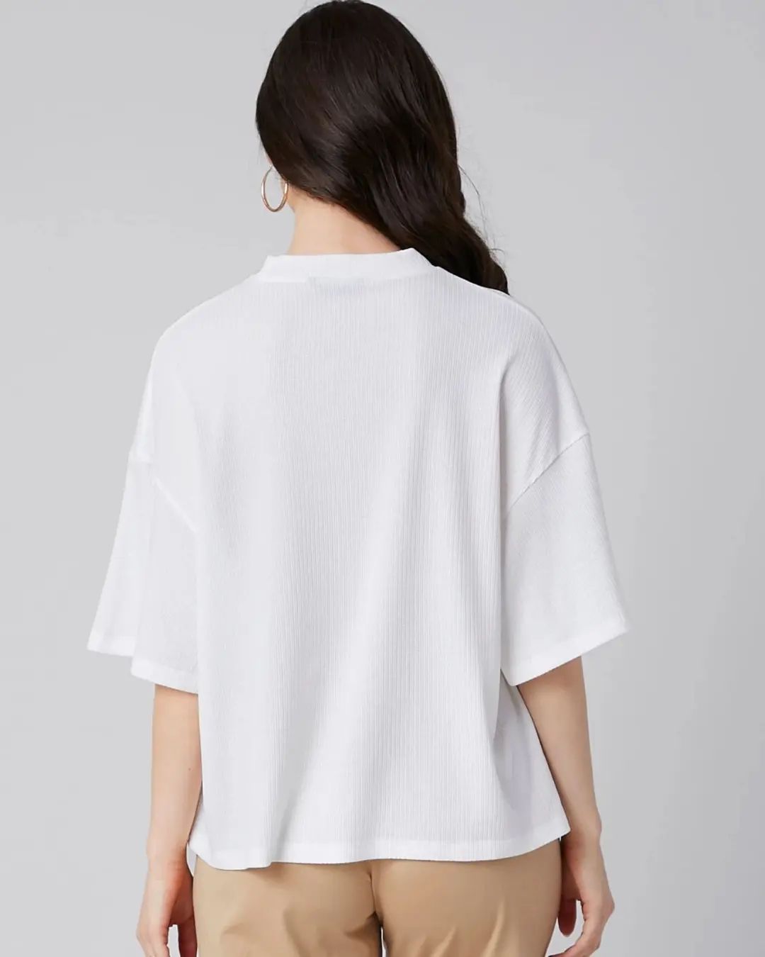 Women's Casual Look Drop Shoulder Tee