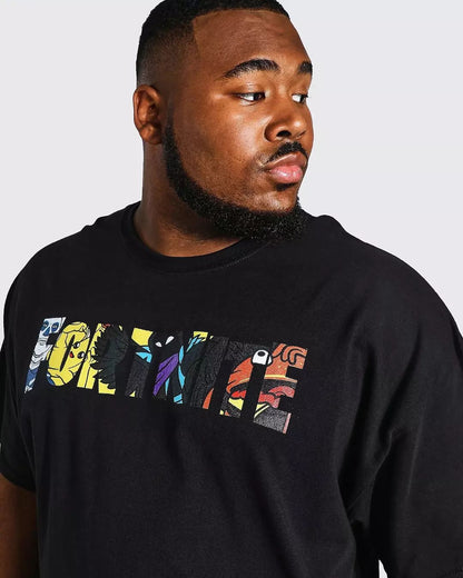 Men's Fortnite Printed DropShoulder Tee