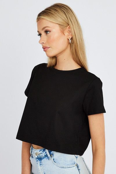 Women's Regular wear Crop Tee